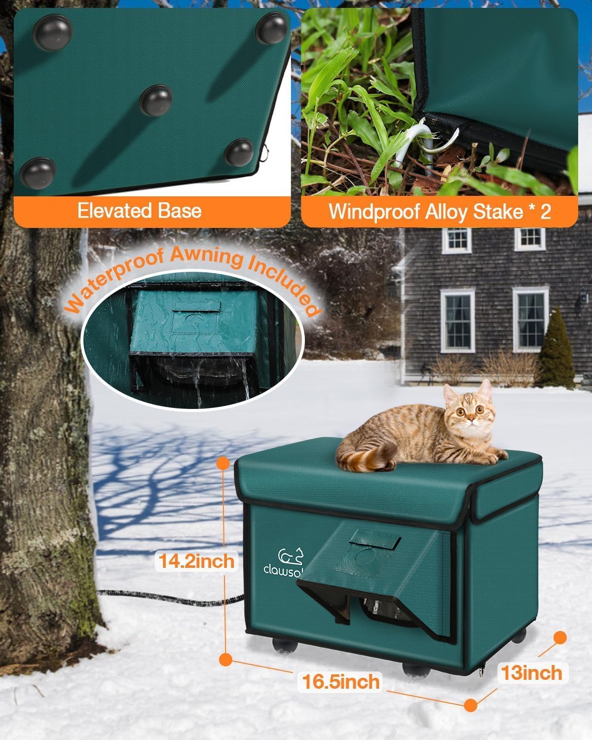 ToastyTail™ Heated Cat Shelter